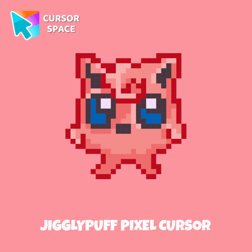 Jigglypuff Pixel cursor arrow cursor